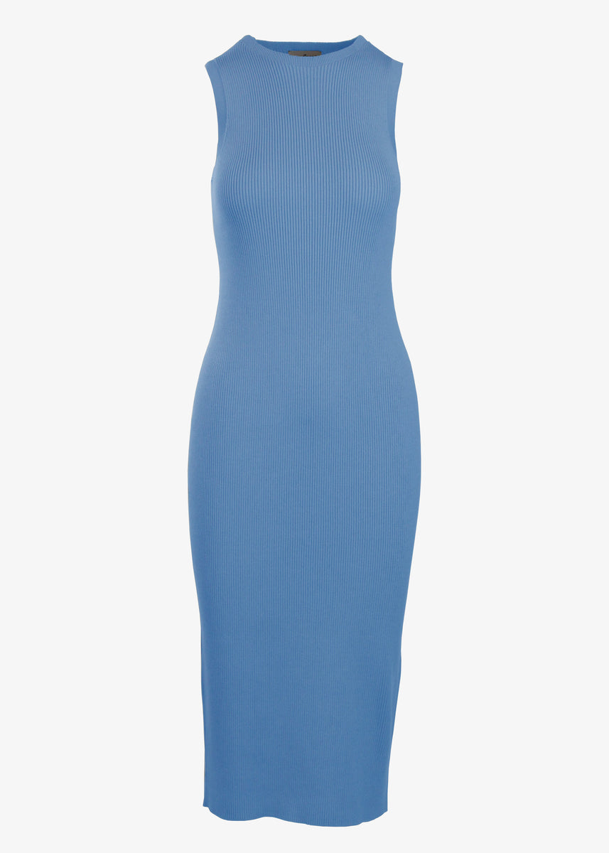 Stefania Ribbed Midi Dress