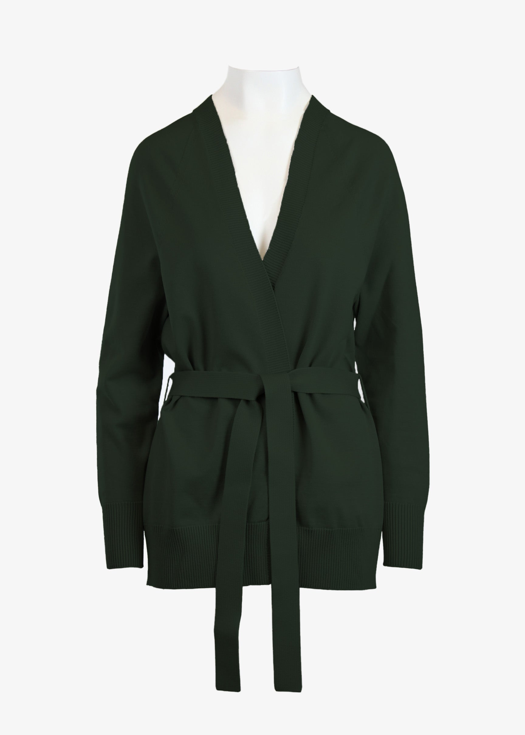 Garie Belted Cardigan – Loden Green – The Edit